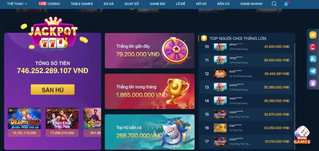 Hình ảnh minh họa các loại trò chơi slot khác nhau tại appv888